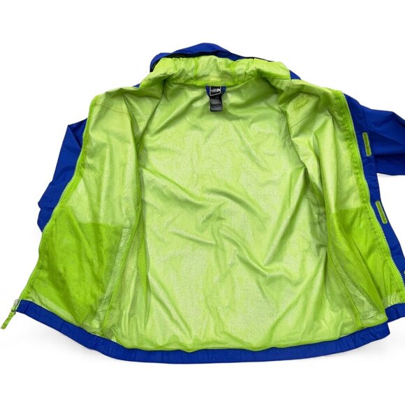 The North Face Blue HyVent Hooded Windbreaker Jacket Boys Youth XL 18-20 - Picture 9 of 10